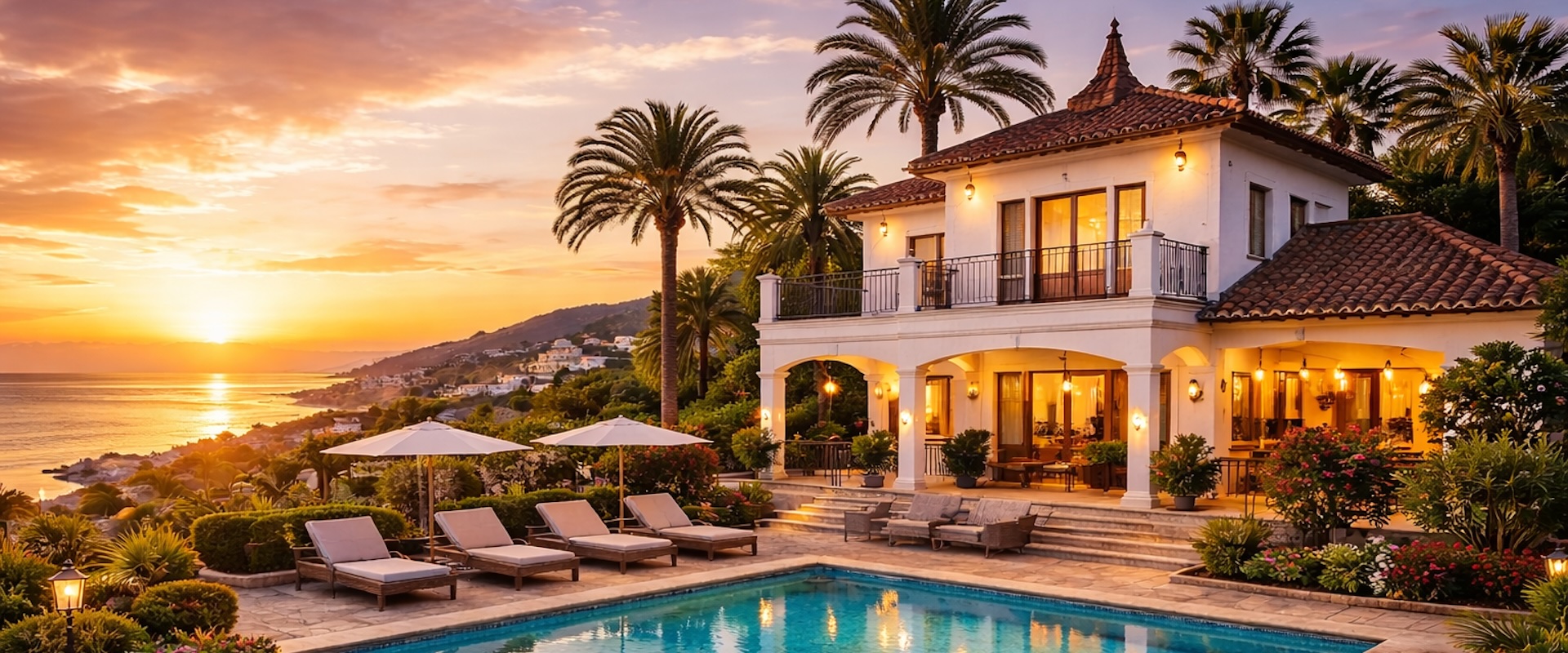 Preciosa villa española con piscina en la Costa del Sol.
